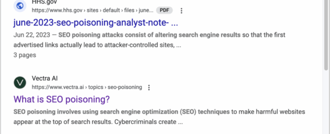 Don’t Assume That Top Google Search Results Are Guaranteed Safe