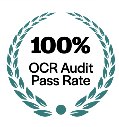 100% OCR Audit Pass Rate